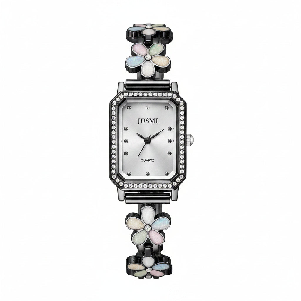 SaneShoppe-Square Design Women's Wristwatch 2026 - Lightweight Luxury, Small-Circle Bracelet Style