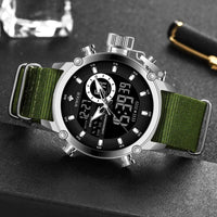 SaneShoppe-WWOOR Men's Luxury Business Digital Quartz Watch Sports Waterproof