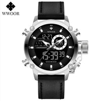 SaneShoppe-WWOOR Men's Luxury Business Digital Quartz Watch Sports Waterproof