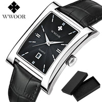 SaneShoppe-Wwoor Men's Waterproof Business Watch Leather Wristwatches