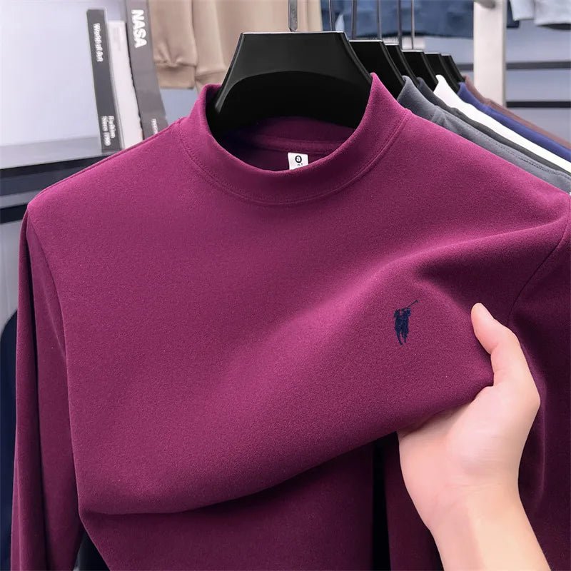 SaneShoppe - Xiaoma logo solid color simple hoodie men's top t-shirt windproof, warm, loose and comfortable