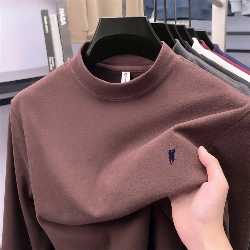 SaneShoppe - Xiaoma logo solid color simple hoodie men's top t-shirt windproof, warm, loose and comfortable