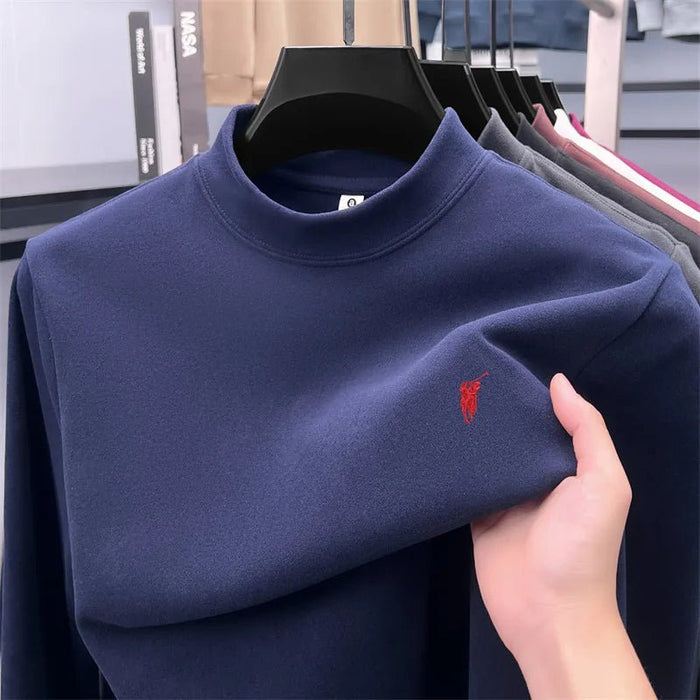 SaneShoppe - Xiaoma logo solid color simple hoodie men's top t-shirt windproof, warm, loose and comfortable
