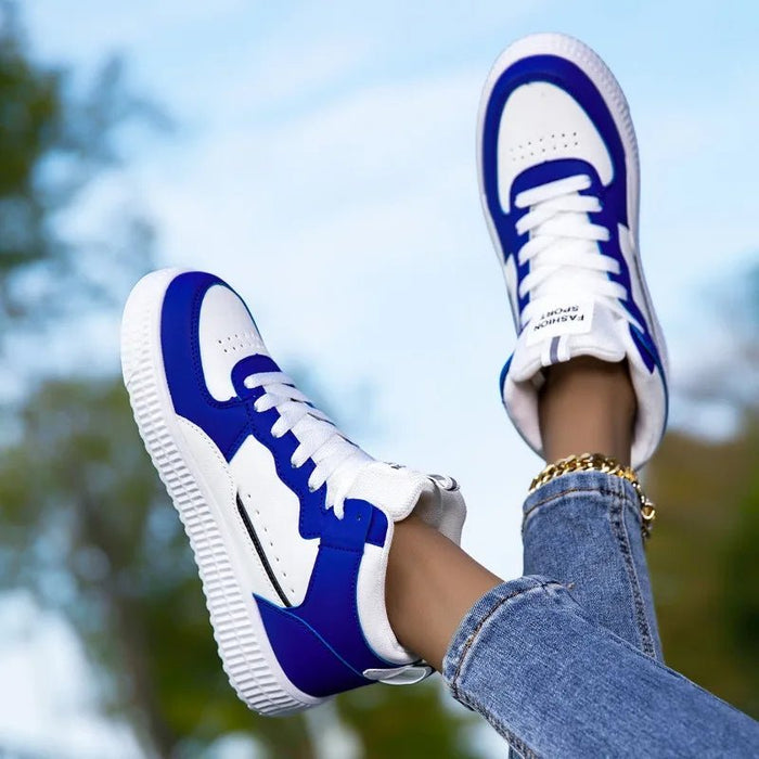 SaneShoppe - YRZL High Top Sneakers Unisex Waterproof Pu Leather Lightweight Sports Shoes Wear Resistant Tennis Shoes for Men Women