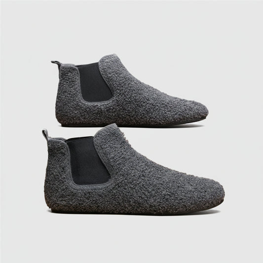 SaneShoppe - YRZL Winter Warm Cotton Shoes Men Indoor Home Slipper Thin Bottom Plush Cotton Man Casual Shoes Soft Sole Anti - slip Slippers Man