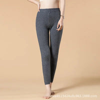 SaneShoppe - Cozy Cashmere Thermal Pants for Men & Women - Slim Fit Knitted Bottoms