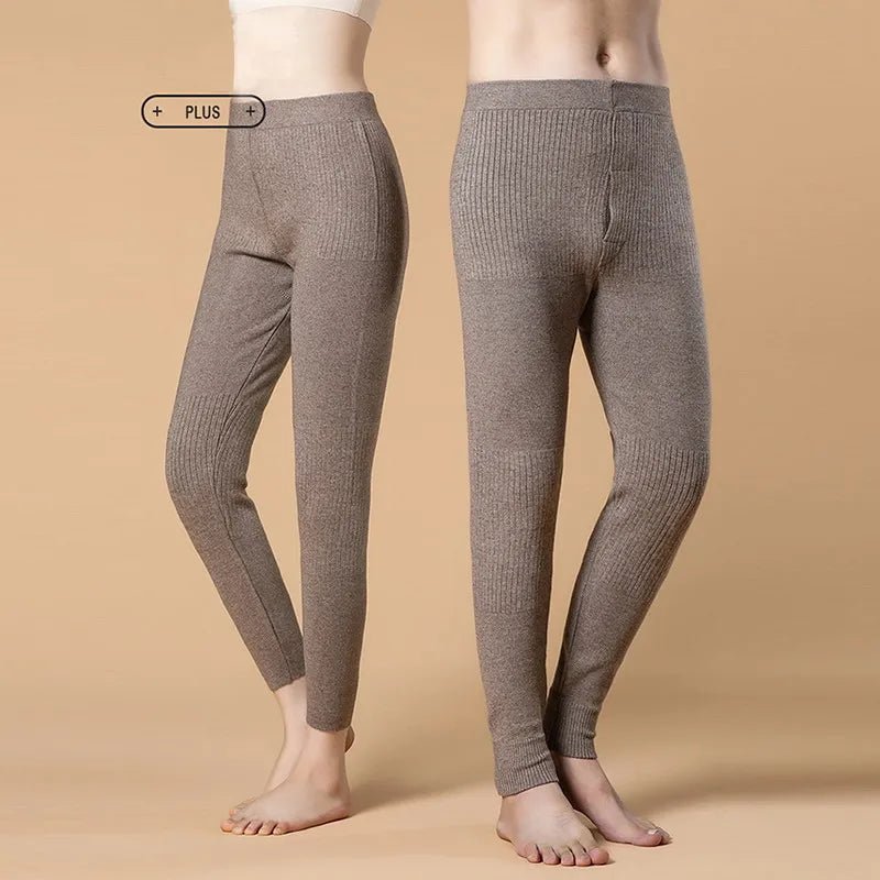 SaneShoppe - Cozy Cashmere Thermal Pants for Men & Women - Slim Fit Knitted Bottoms