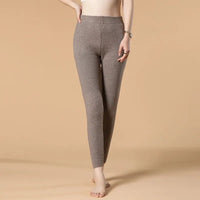SaneShoppe - Cozy Cashmere Thermal Pants for Men & Women - Slim Fit Knitted Bottoms