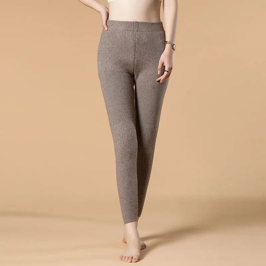 SaneShoppe - Cozy Cashmere Thermal Pants for Men & Women - Slim Fit Knitted Bottoms