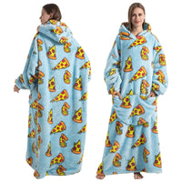 SaneShoppe - Cozy Oversized Hoodie Blanket with Sleeves - Stay Warm in Style!