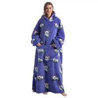 SaneShoppe Cozy Oversized Hoodie Blanket with Sleeves - Stay Warm in Style!