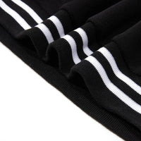 SaneShoppe - Black White Jacket Coats 5XL Loose Oversized Clothes Casual Men Women Baseball Clothes Couple Street Coat Warm Fleece Jackets