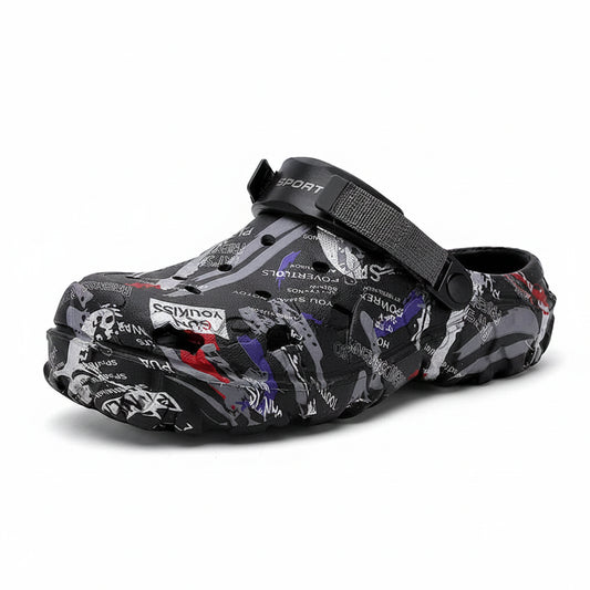 SaneShoppe - Camouflage Platform Slides for Men and Women Clogs Beach Sandals