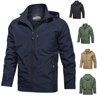 SaneShoppe-Men's Outdoor Waterproof Windbreaker Jacket