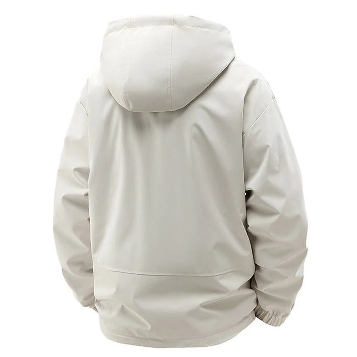 SaneShoppe-Men's Hooded Printing Jacket with Detachable Hat, Sizes M-5XL