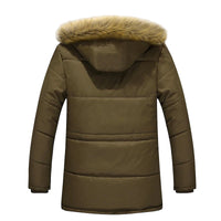 SaneShoppe - Men Parkas Winter New 2025 Mens Winter Jacket Warm Wadded Jacket Casual Thick Cotton Padded Man Coat Plus Size M - 5XL