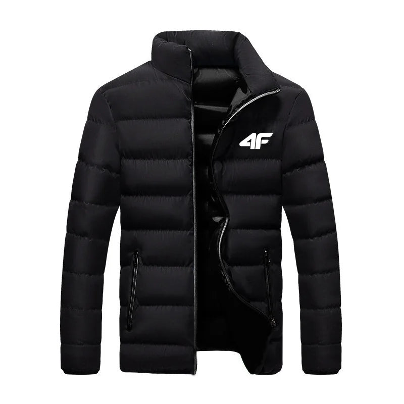 SaneShoppe-Waterproof Men's Zippered Windbreaker Jacket for Autumn & Winter