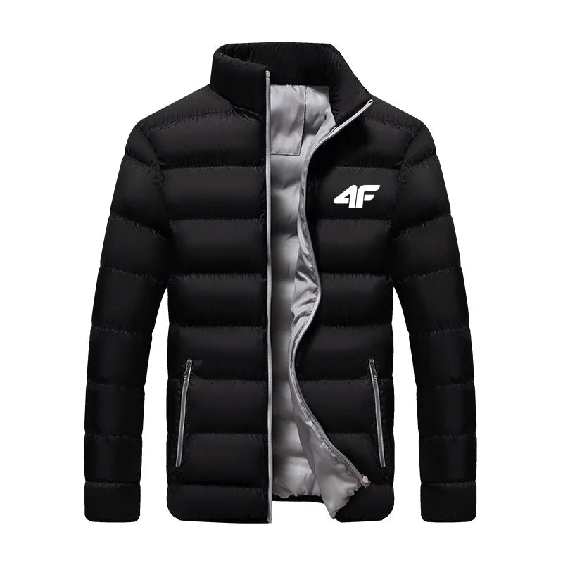 SaneShoppe-Waterproof Men's Zippered Windbreaker Jacket for Autumn & Winter