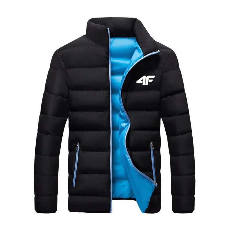 SaneShoppe-Waterproof Men's Zippered Windbreaker Jacket for Autumn & Winter