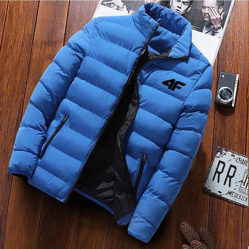 SaneShoppe-Waterproof Men's Zippered Windbreaker Jacket for Autumn & Winter