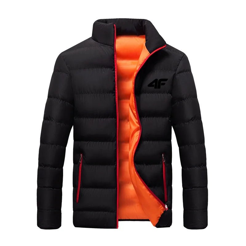 SaneShoppe-Waterproof Men's Zippered Windbreaker Jacket for Autumn & Winter