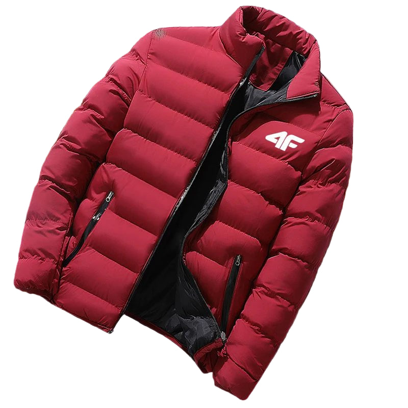 SaneShoppe-Waterproof Men's Zippered Windbreaker Jacket for Autumn & Winter
