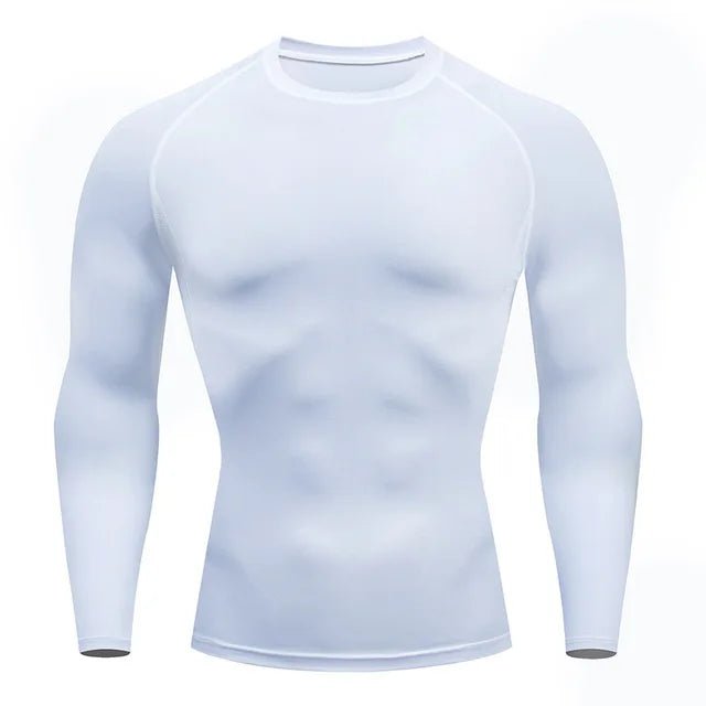 SaneShoppe Men‘s Compression Shirts Quick Dry Stretch Shirts Sport Fitness Cycling Running T-Shirts Workout Training Underwear Gym Clothing