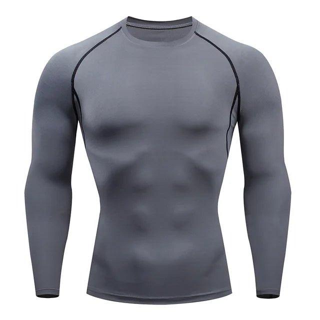 SaneShoppe Men‘s Compression Shirts Quick Dry Stretch Shirts Sport Fitness Cycling Running T-Shirts Workout Training Underwear Gym Clothing