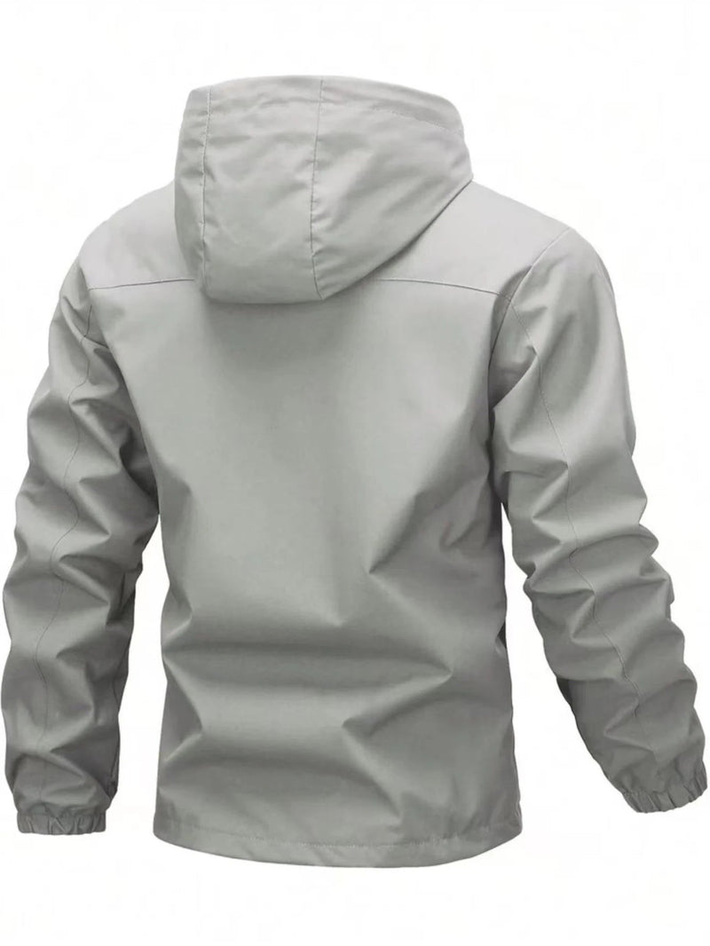 SaneShoppe - Men's Jacket Men's Long - Sleeved Hoodie Men's Casual Fashion Jacket Men's Coat Long - Sleeved Jacket