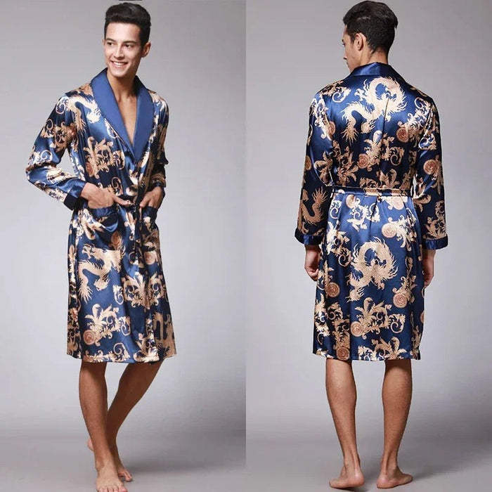 Dressing Gown14:193#WP032 blue;5:361386#XXXL(90 - 110kg)