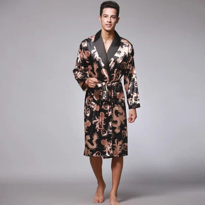 Dressing Gown14:771#WP032 black;5:100014064#XXL(80 - 98kg)