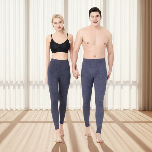 SaneShoppe - Merino Wool Thermal Underwear Men Winter Tights Women Leggings Pants for Mens Warm Long Johns Women Thick Panty