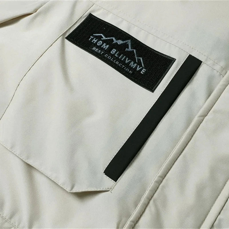 SaneShoppe-Waterproof Winter Down Jacket with Hood, Fur Collar - Men/Women Warm Coat