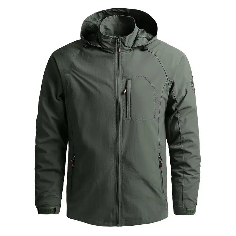 SaneShoppe-Winter Men's Hooded Waterproof Hiking Jacket - 2022 Techwear