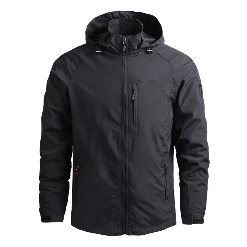 SaneShoppe-Winter Men's Hooded Waterproof Hiking Jacket - 2022 Techwear