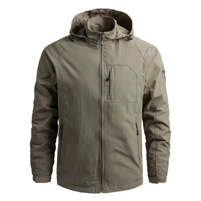 SaneShoppe-Winter Men's Hooded Waterproof Hiking Jacket - 2022 Techwear
