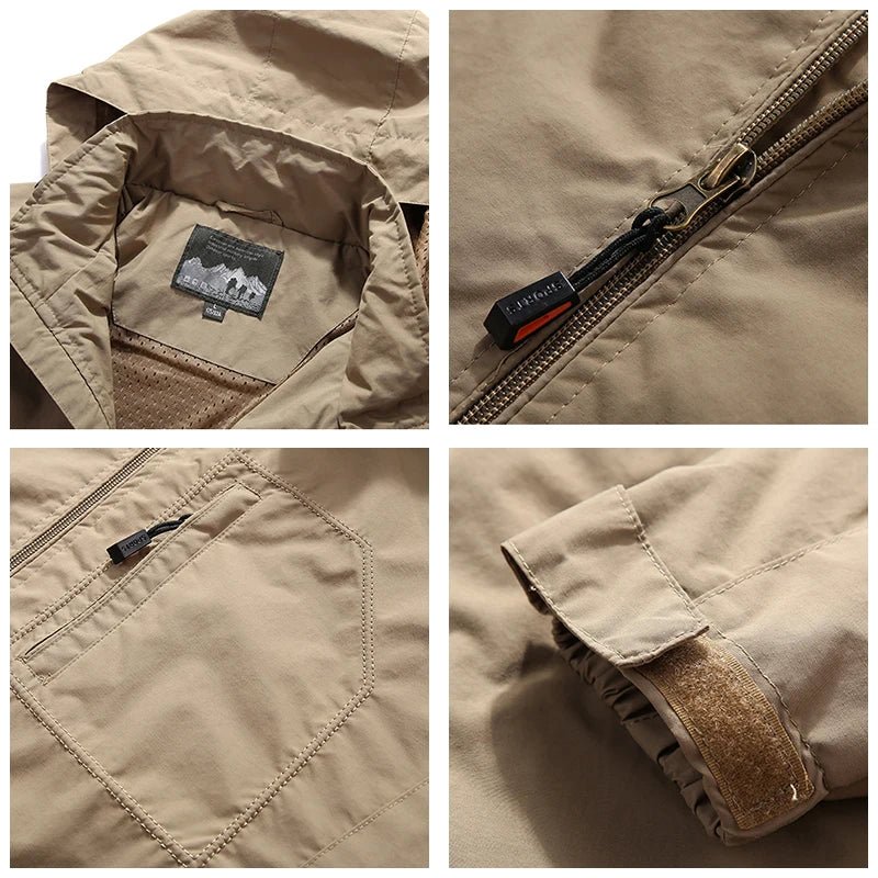 SaneShoppe-Winter Men's Hooded Waterproof Hiking Jacket - 2022 Techwear