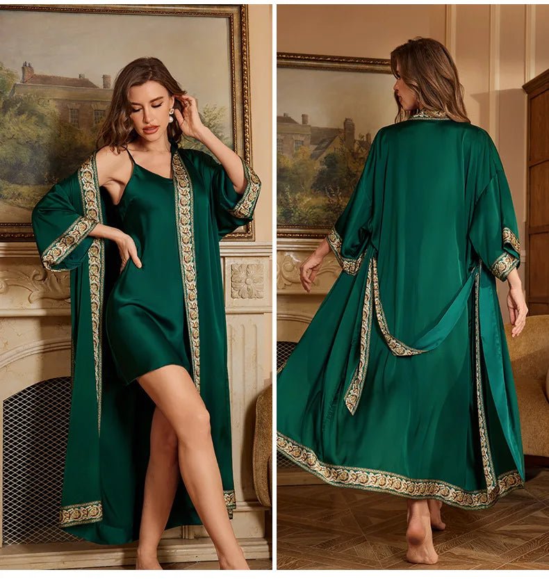 Dressing Gown14:1254#Green Set;5:100014064#M