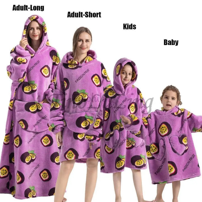 SaneShoppe Sherpa Halloween Cosplay Family Hoodies Winter Warm Soft Extra Long Oversized Hoodies Child Women Men Sweatshirts TV Blankets Sherpa Halloween Cosplay Family Hoodies Winter Warm Soft Extra Long Oversized Hoodies Child Women Men Sweatshirts TV Blankets