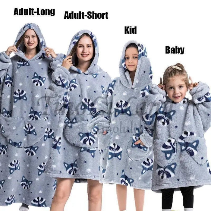 SaneShoppe Sherpa Halloween Cosplay Family Hoodies Winter Warm Soft Extra Long Oversized Hoodies Child Women Men Sweatshirts TV Blankets Sherpa Halloween Cosplay Family Hoodies Winter Warm Soft Extra Long Oversized Hoodies Child Women Men Sweatshirts TV Blankets