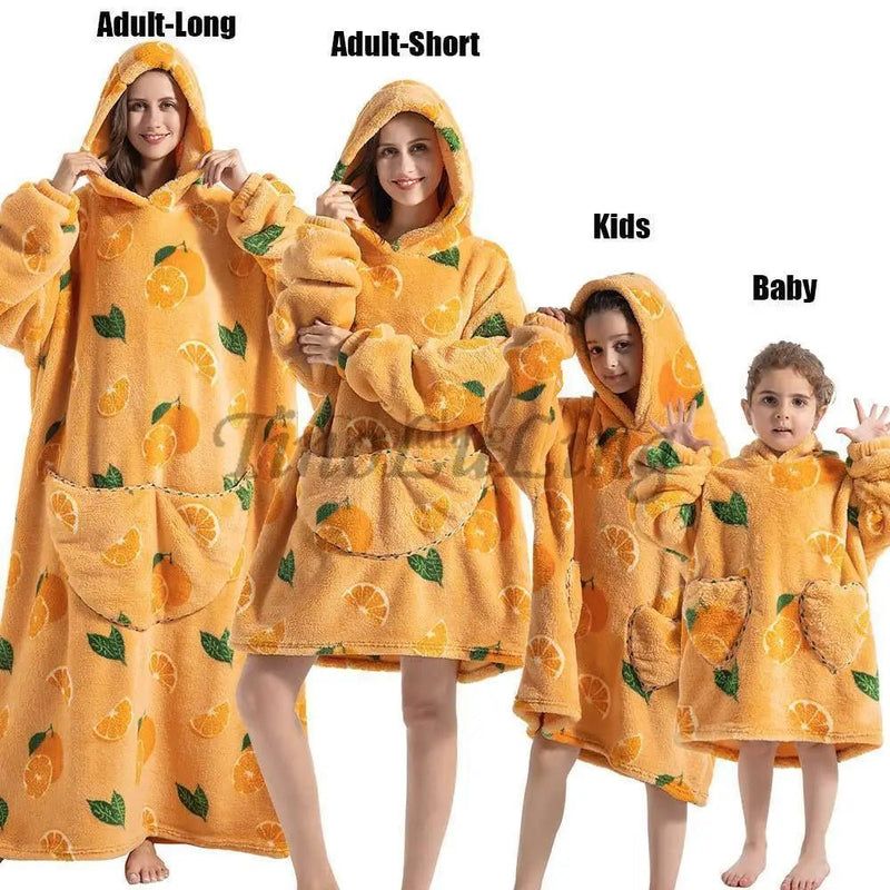 Little Bitty Spooky Sherpa Family Hoodies for Warm Winter Nights