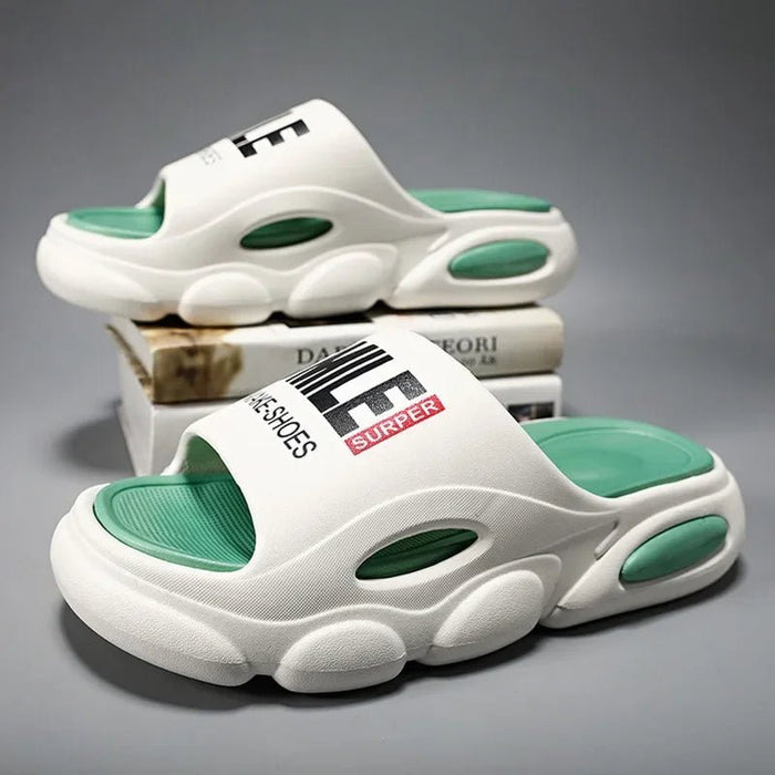 SaneShoppe Soft Air Cushion Platform Slippers for Men and Women