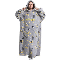 SaneShoppe Super Long Oversized Winter Sherpa Blanket Flannel Warm Family Matching Hoodies Thick Halloween Xmas Homewear Women Sweatshirts Super Long Oversized Winter Sherpa Blanket Flannel Warm Family Matching Hoodies Thick Halloween Xmas Homewear Women Sweatshirts