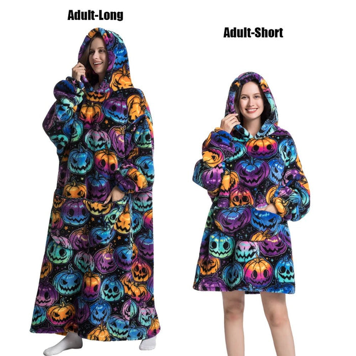 SaneShoppe Super Long Wearable Blankets with Sleeves Adult Hoodies