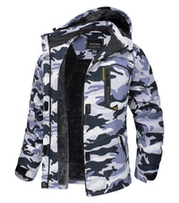 TACVASENTACVASEN Winter Waterproof Ski Snowboard Jacket Womens Thermal Heavy Fleece Jackets Casual Work Rain Coat Windbreaker ParkaSaneShoppe