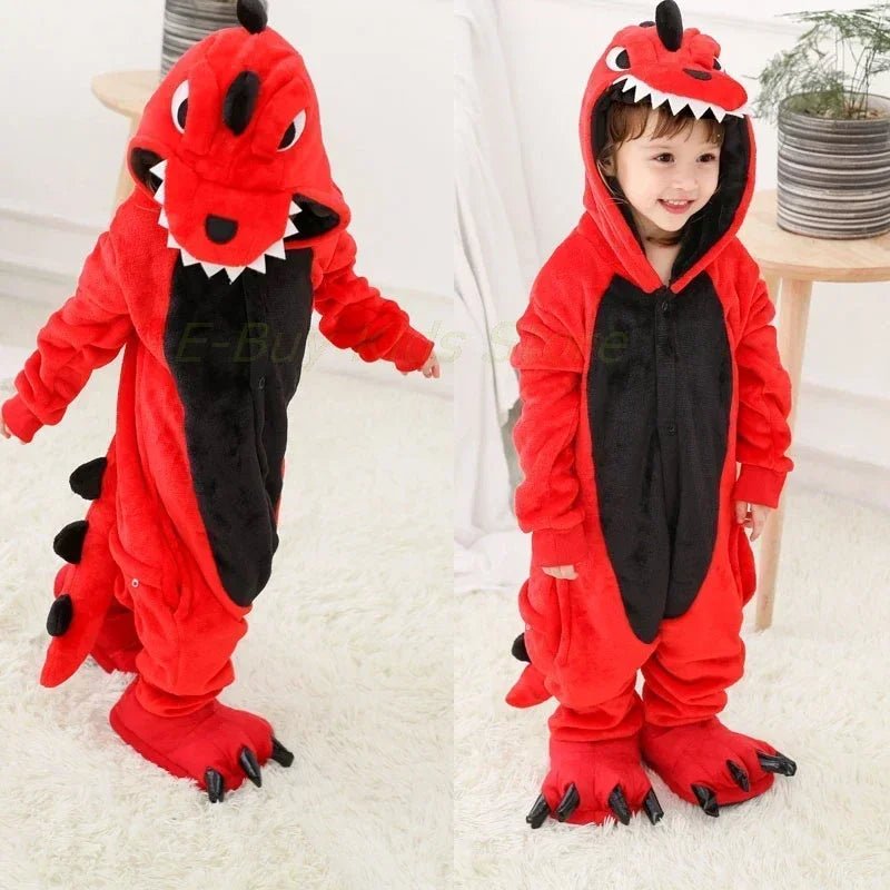 SaneShoppe - Unisex Winter Animal Onesies - Fluffy and Fun Sleepwear for Kids and Adults