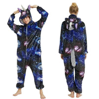 YSOYOKUnicorn Onesies Unisex Winter Panda Tiger Lion Cat Onesies Women Nightwear Anime Costumes Kids Adults Flannel Sleepwear PajamasSaneShoppe