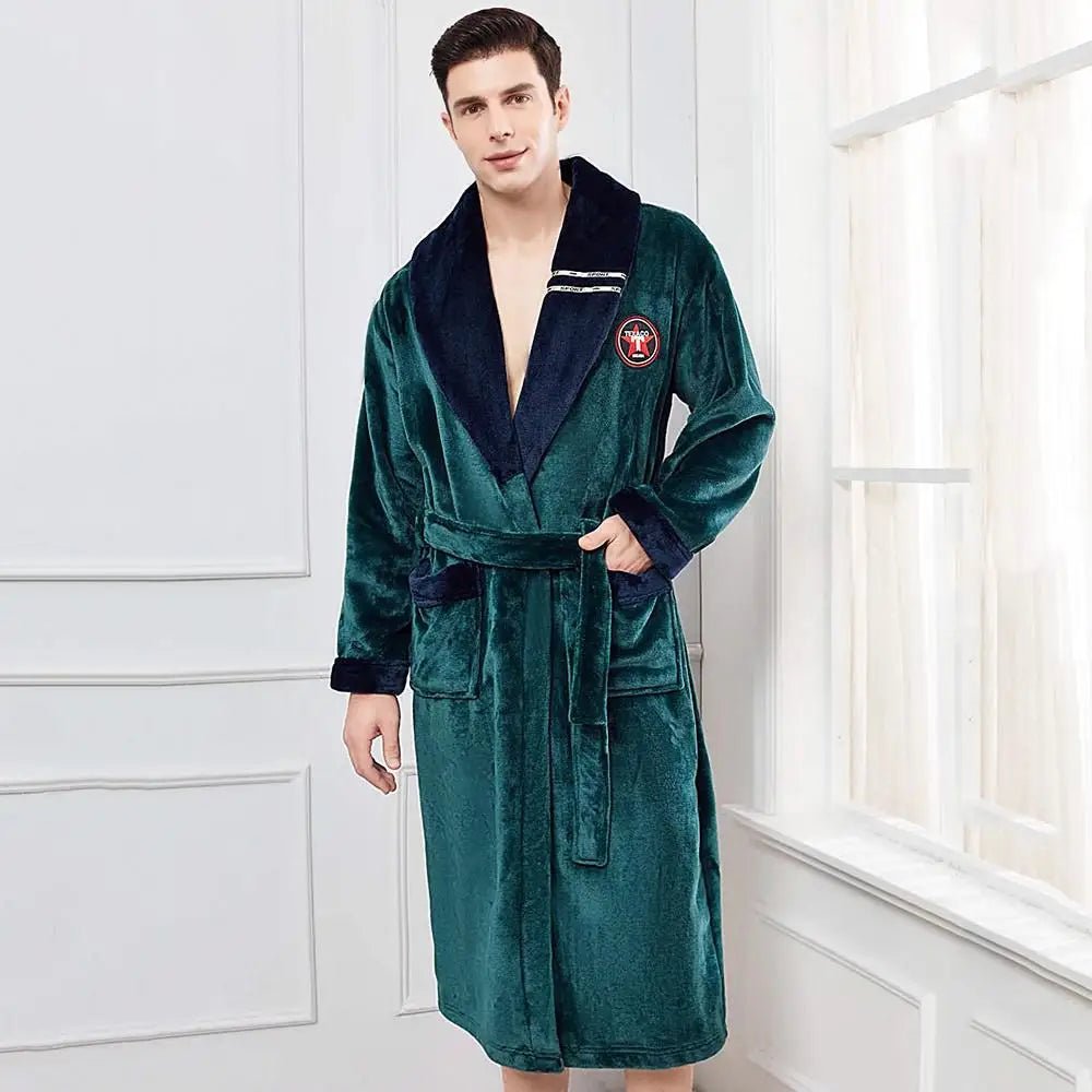 Bathroabes14:202520811#Men Green B6;5:200005259#XXL