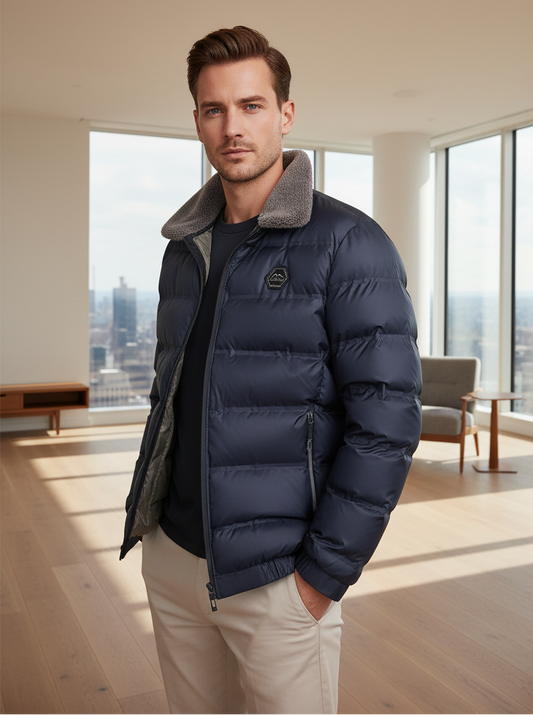 SaneShoppe - Parka d’hiver auto-chauffante en graphène pour homme - Protection contre le froid et chaleur de qualité