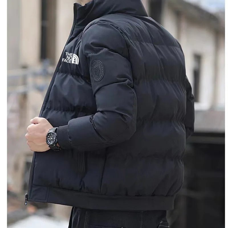 SaneShoppe Winter Jacket Men Stand Collar Warm Down Jacket Street Fashion Casual Brand Men's Parka North Coat